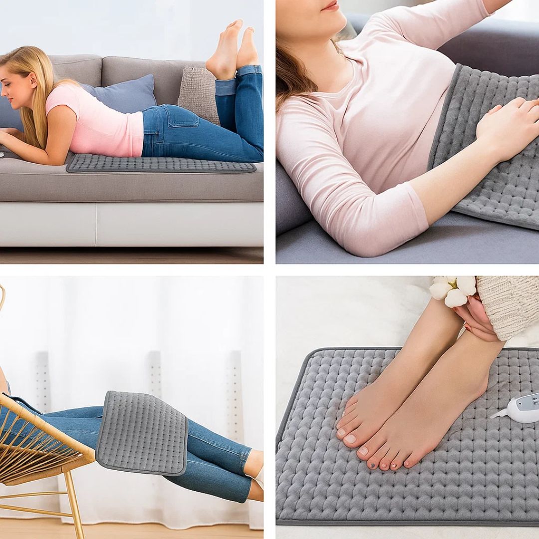 ThermaEase | Portable Heating Pad – Adjustable Heat – Targeted Relief for Muscle & Joint Pain – Cramps – Stress Bowlift