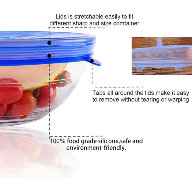 BowLift | Reusable elastic silicone food storage cover
