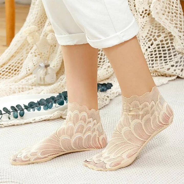BowLift | Amazing Crystal Peacock Socks