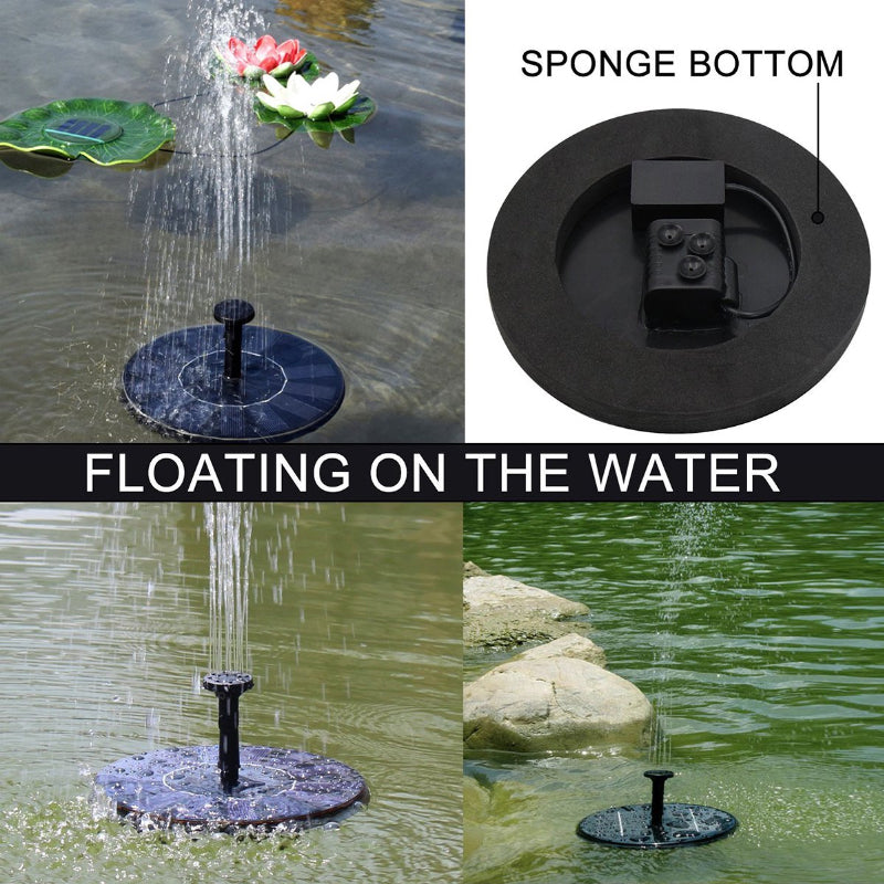 BowLift | Solar Powered Bird Fountain With Lights