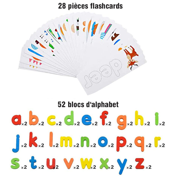Letter recognition spelling game | Bowlift