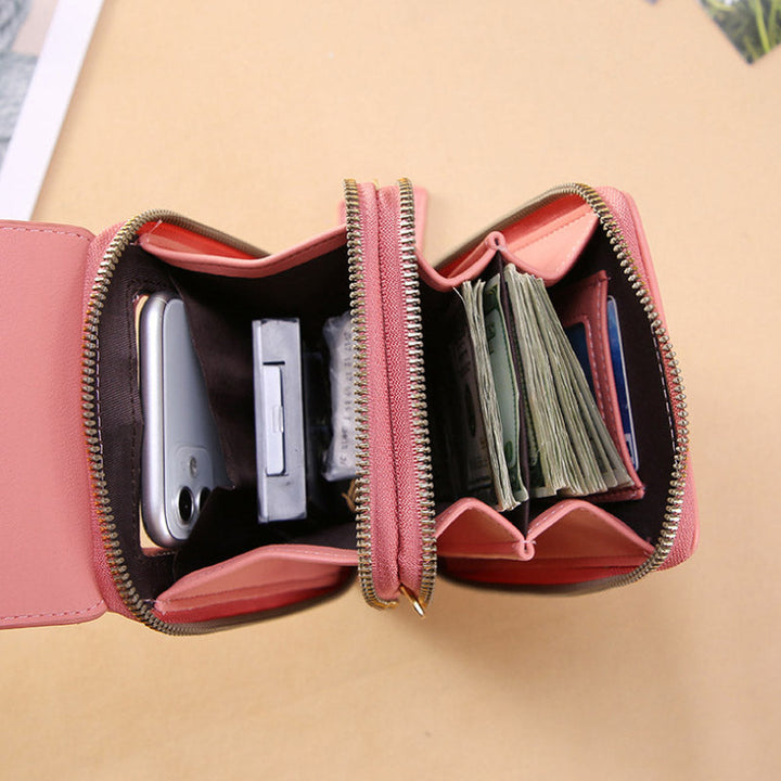 Anti-Theft Leather Bag with Touchscreen | Bowlift