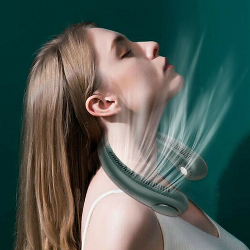 Hands-Free Portable Bladeless Neck Fan | Bowlift