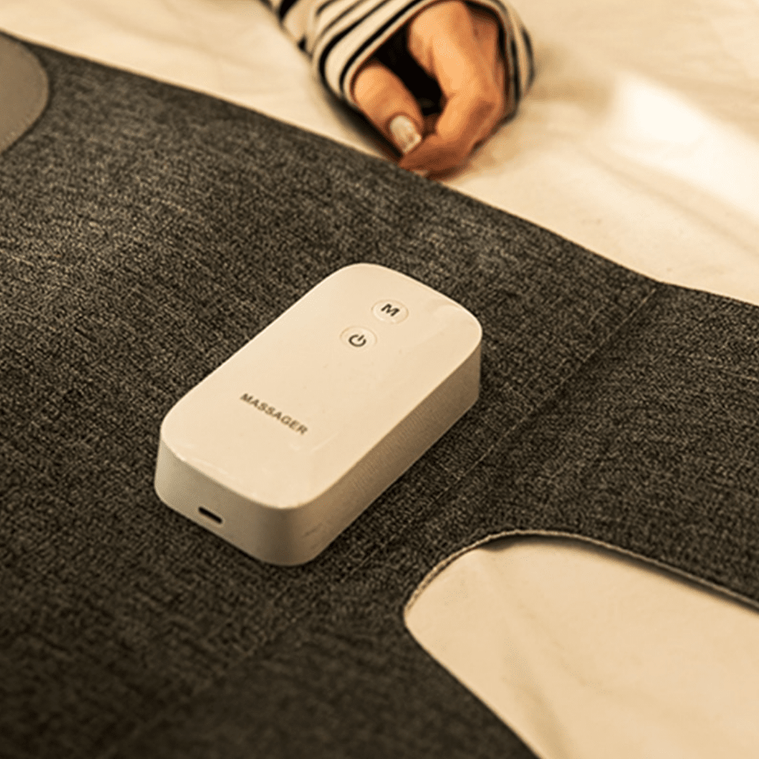 BowLift | Wireless leg massager with air compression & heat function for relaxation & better blood circulation