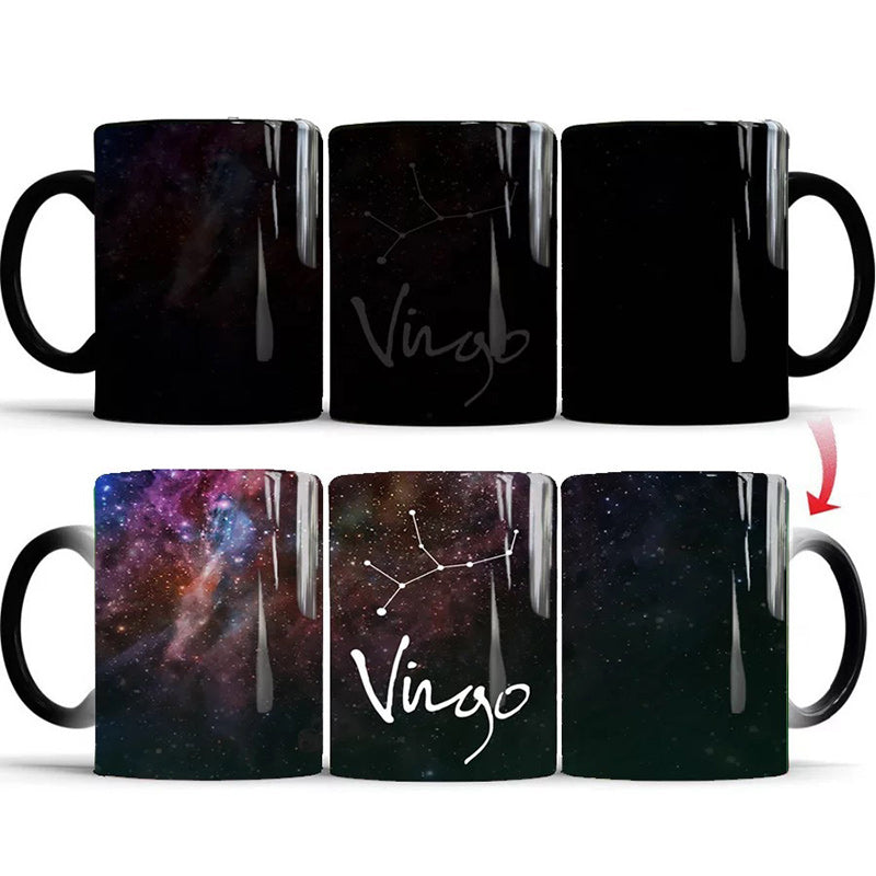 Zodiac Color Changing Magic Mugs, Heat Sensitive Ceramics Cups | Bowlift