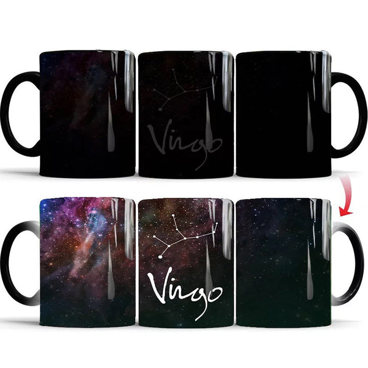 Zodiac Color Changing Magic Mugs, Heat Sensitive Ceramics Cups | Bowlift