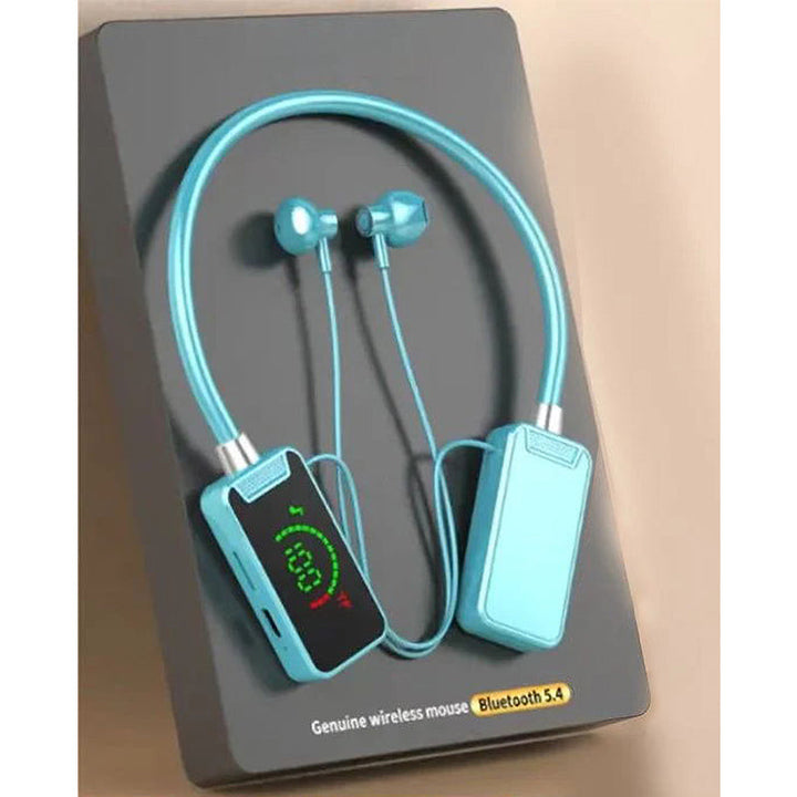 BowLift | Neckband Digital Display Bluetooth Headset