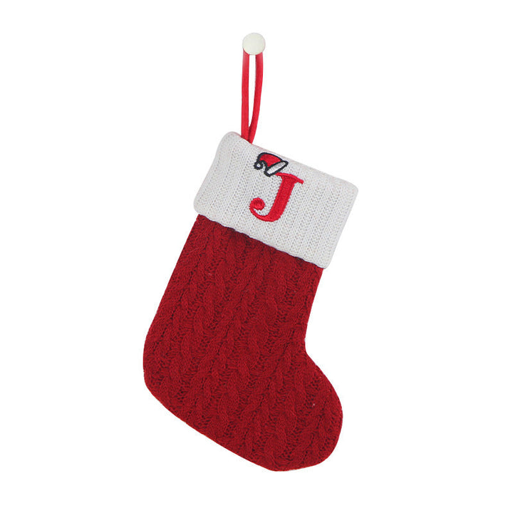 BowLift | Christmas Letter Knit Stocking