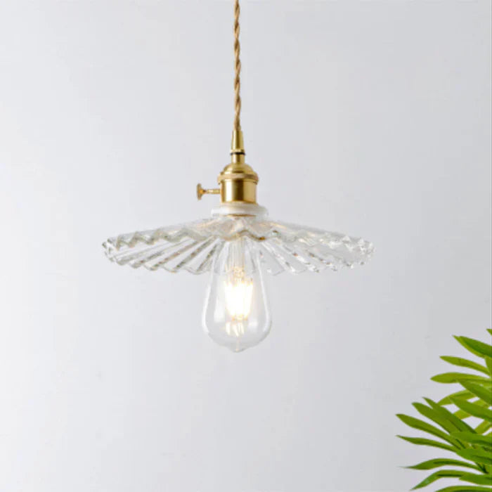 OpulentGlow Pendant – Elegant Glass Hanging Lamp Bowlift