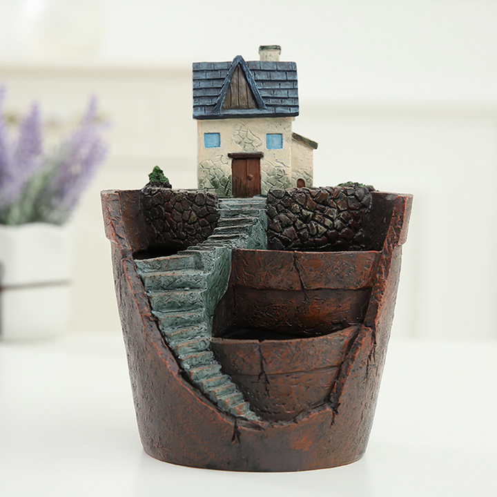BowLift | Succulent decorative flower pot for mini garden – Bonsai planting pot for micro landscape and garden