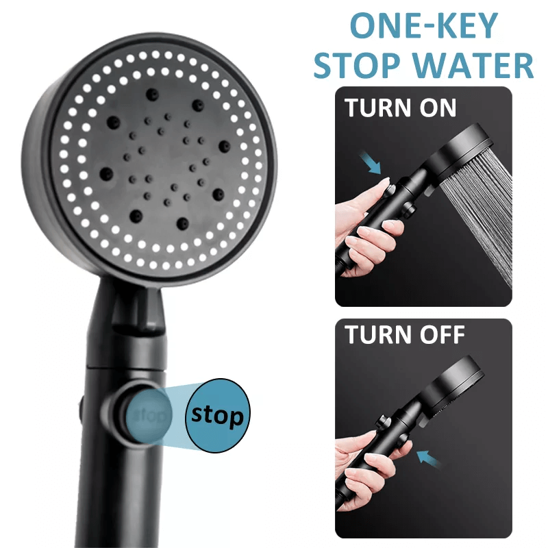 BowLift | StromRegel Shower head with 5 settings and button