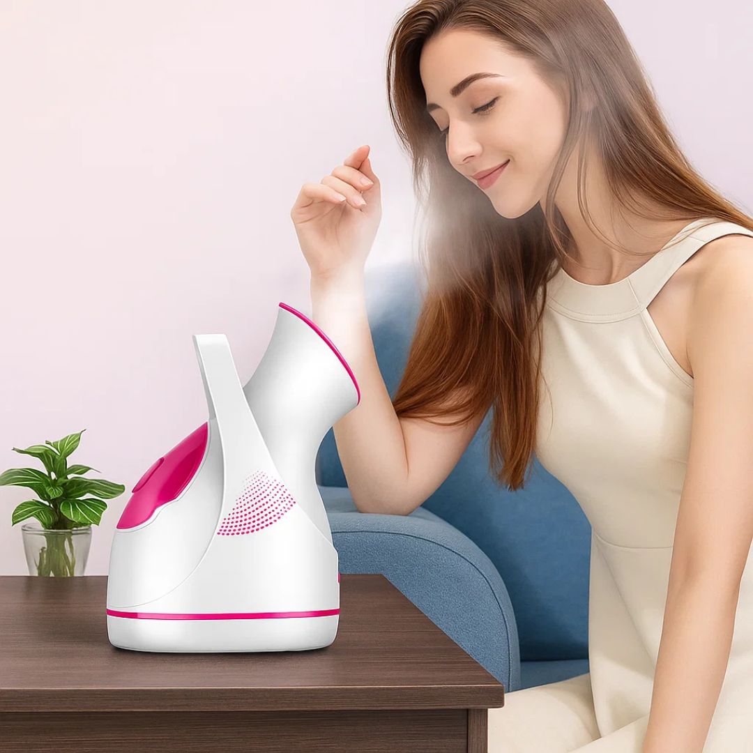 PureGlow | Professional Facial Steamer – Deeply Hydrates, Opens Pores, Boosts Circulation & Soothes Skin – Face Humidifier & Detox Tool Bowlift