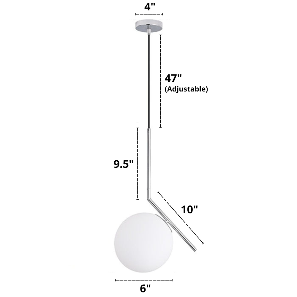 Nordic Glass Pendant Lamps | Bowlift