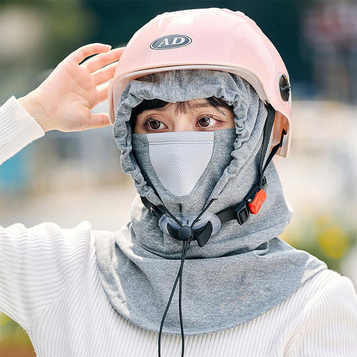 Hooded Face Mask with Neck Warmer for Cycling | Bowlift