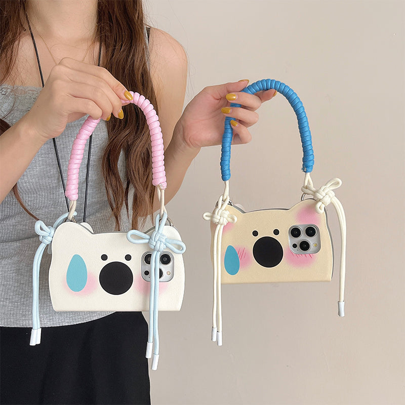 BowLift | Insta-Style Cartoon Westie Flip-Phone Case