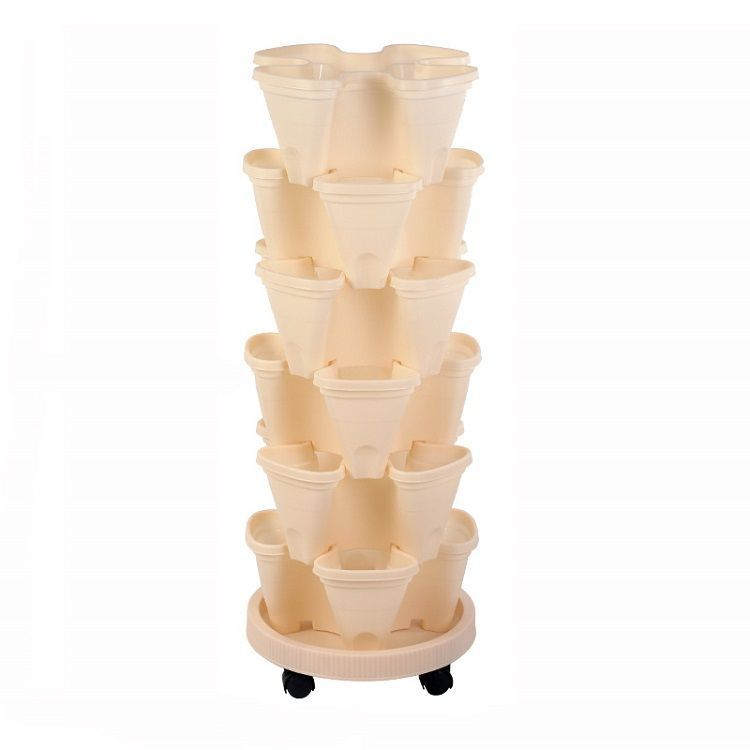 BowLift | 6-Layer Vertical Plant Tower – Three-dimensional Flowering System for the Garden
