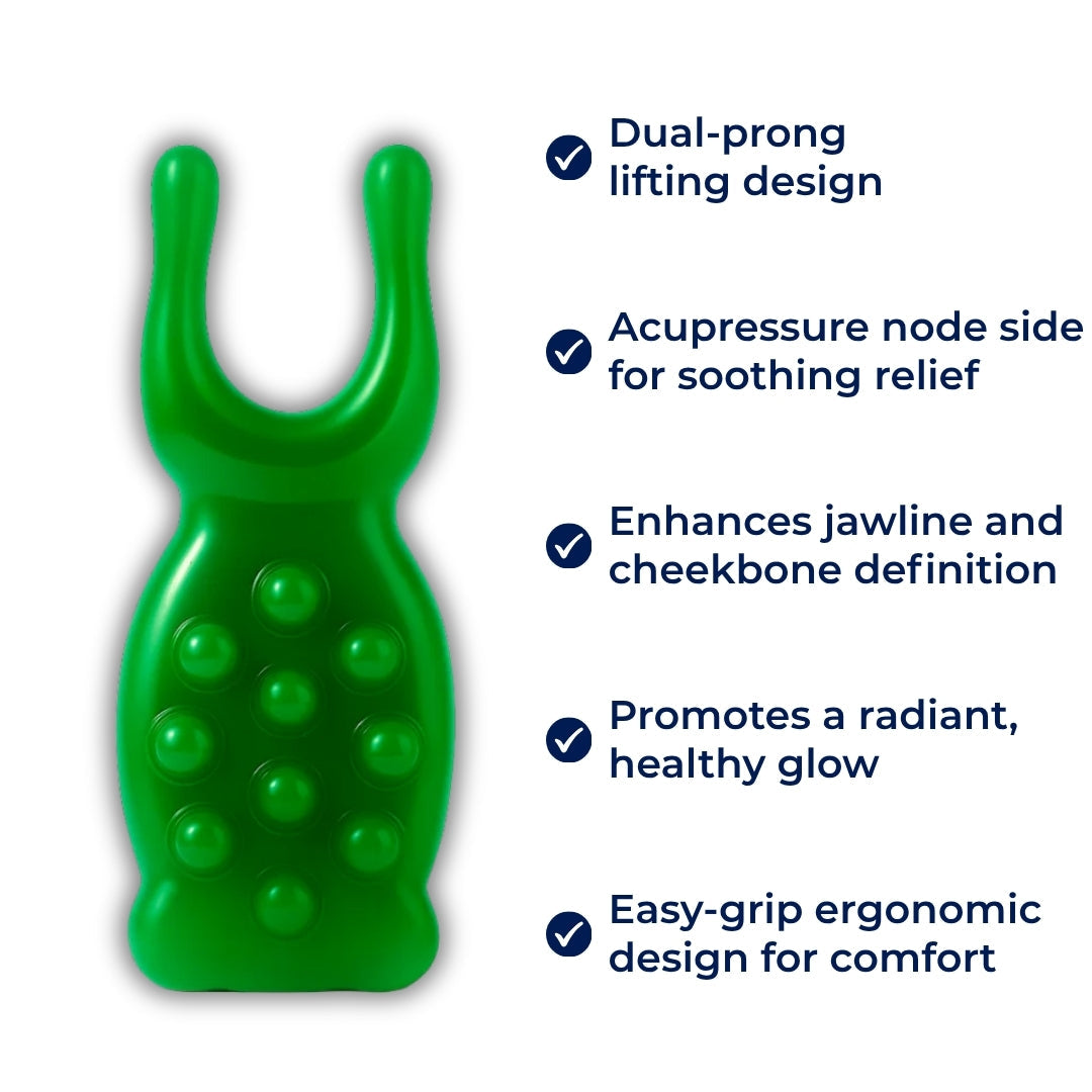 Jawline & Cheek Contour – Smooth Resin Design – De-Puffing Relief – Radiant Skin – At-Home Sculpting Bowlift