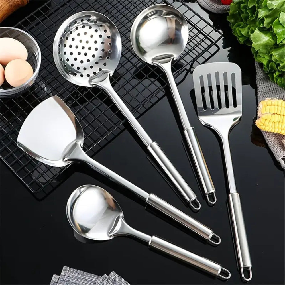 BowLift | Premium Stainless Steel Cooking Utensils | 5pcs Set