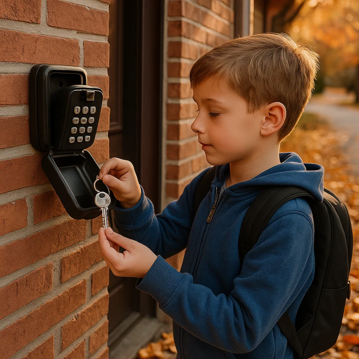 KeyGuard Outdoor Safe – Weather-Resistant Wall-Mounted Key Box | Bowlift