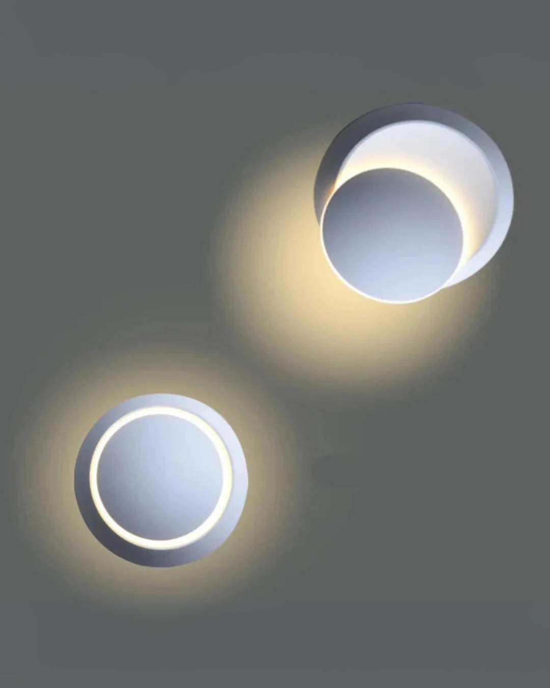 BowLift | Modern Wall Lamp with Halo Light Circle Ambient Lighting
