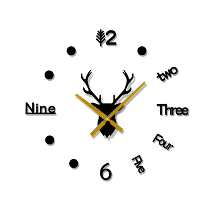 3D Creative Acrylic Hanging Clock | Bowlift