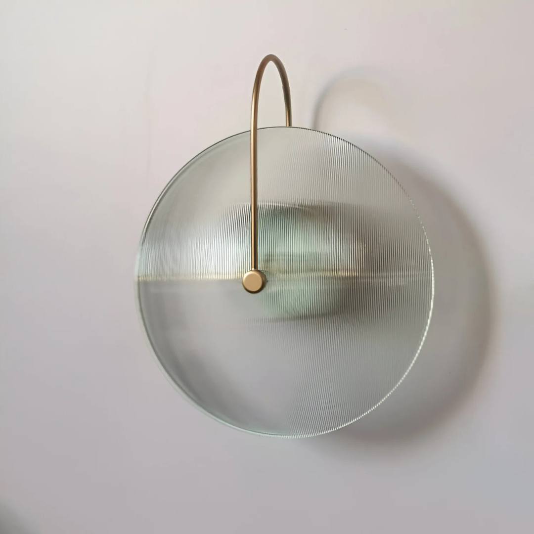 BowLift | Scandinavian Round Glass Wall Lamp