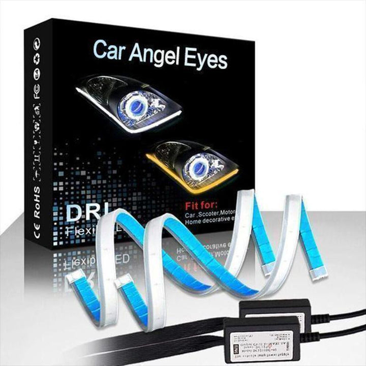 BowLift | Flexible DRL LED Night & Daytime Running Light Strip (No Disassembling Needed)