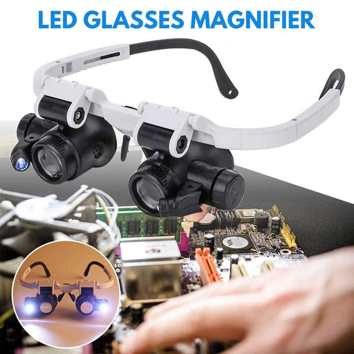 BowLift | Magnifying glass with 8x, 15x, and 23x magnification.