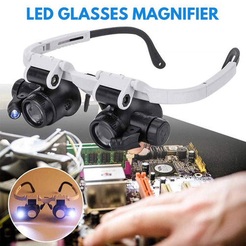 BowLift | Magnifying glass with 8x, 15x, and 23x magnification.