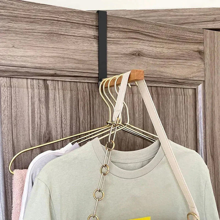 Foldable Wood Over The Door Hooks | Bowlift