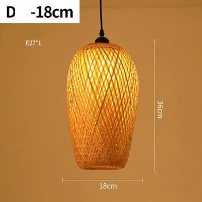 BowLift | Handmade Rattan Pendant Light - RayaLight