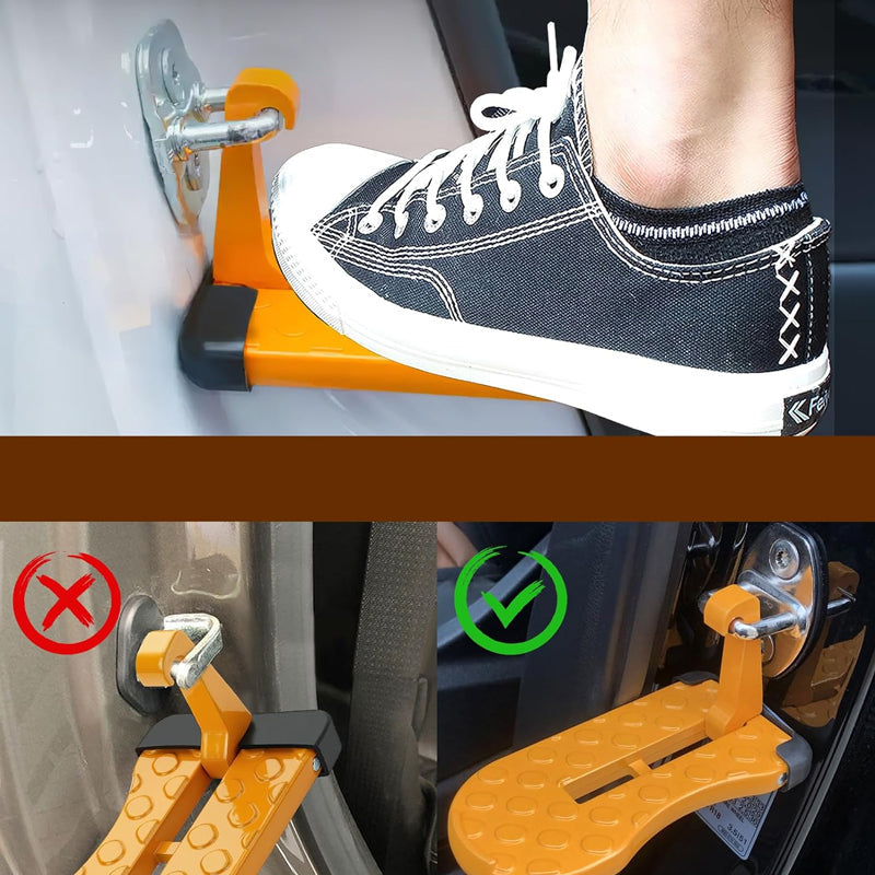 U-shaped door threshold bolt with safety hammer | Bowlift