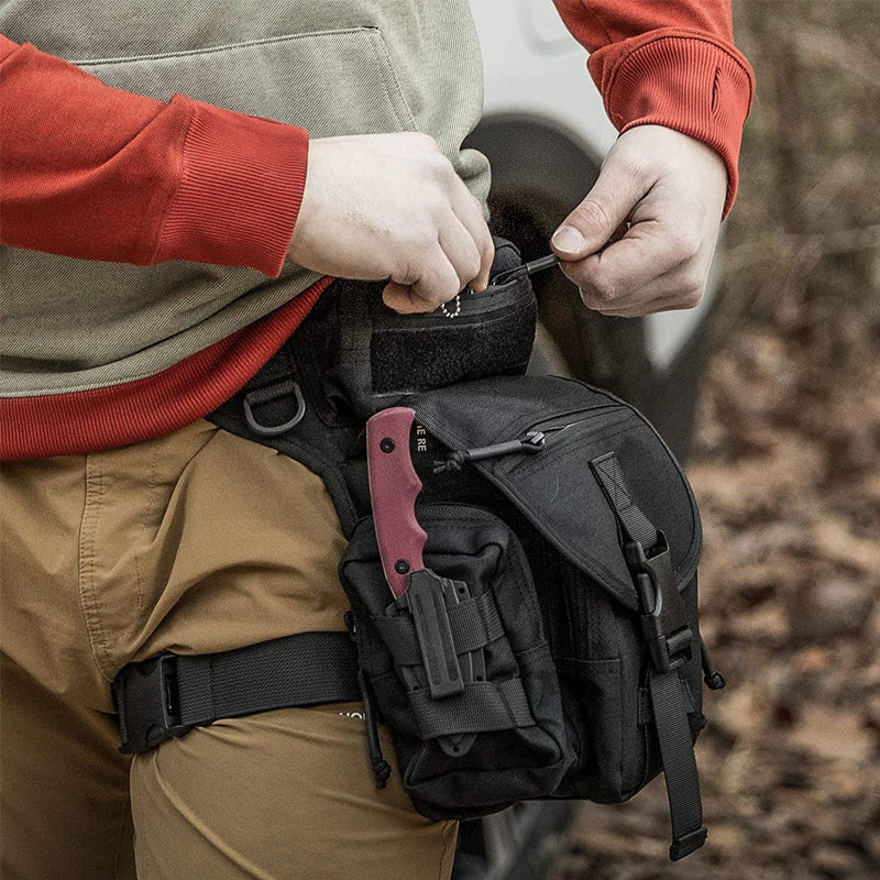 BowLift | Nylon Waterproof Men Tactical Waist Pack Leg Travel Belt Bag
