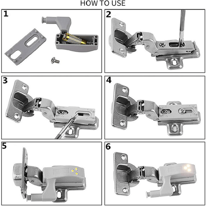 Inner hinge LED sensor light for kitchen bedroom Bowlift