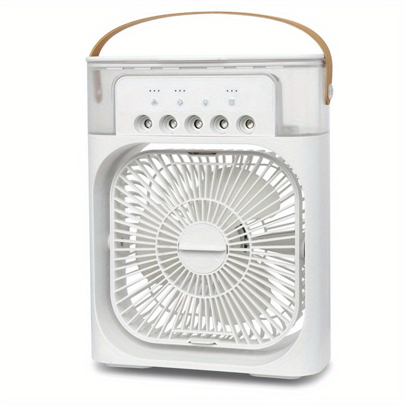 5A 2V Portable 600ml Spray Cooler Fan Desk USB Rechargeable Perfume Humidifier Air Conditioning A/C Cooling Fan 3 Wind Speeds | Bowlift