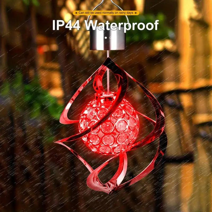 BowLift | SolarWind Sound Light | Solar Wind Chime with Color Change | Weatherproof & Energy Saving | For Garden, Balcony & Terrace