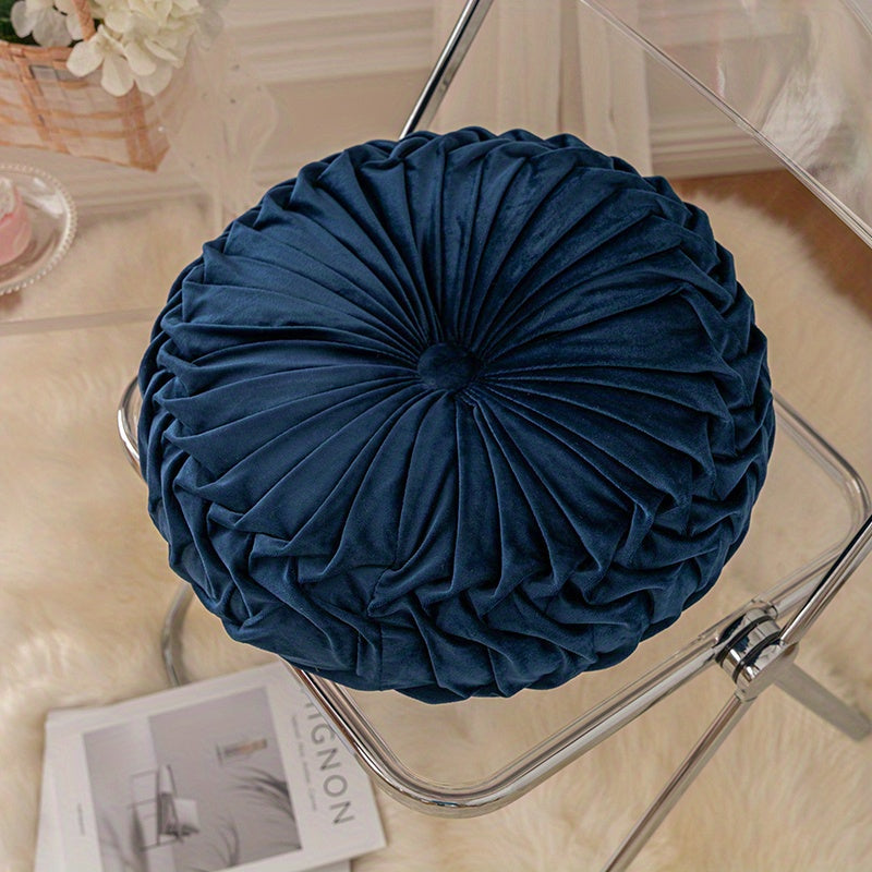 BowLift | VelvetGlow - Soft Round Cushion for Cozy Spaces
