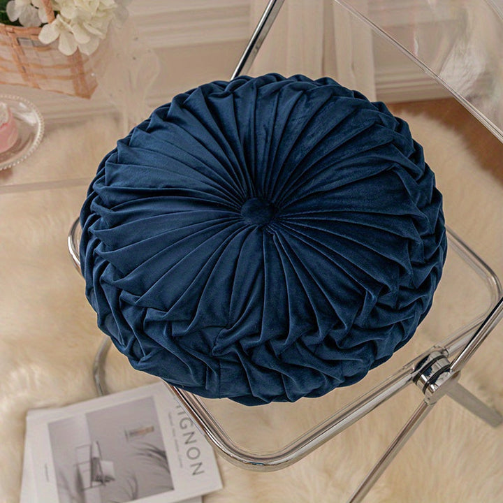 BowLift | VelvetGlow - Soft Round Cushion for Cozy Spaces