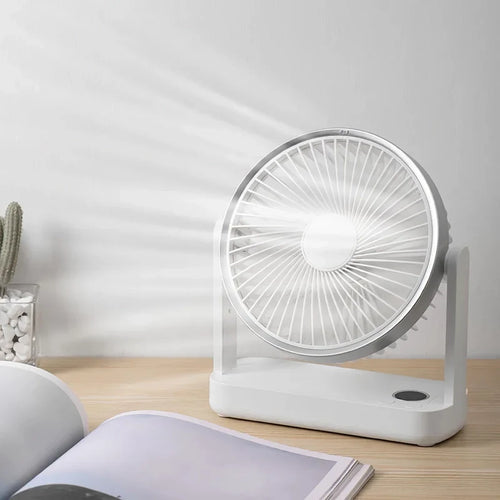 Compact Rechargeable USB Desk Fan for Home, Office, and Outdoors | Bowlift