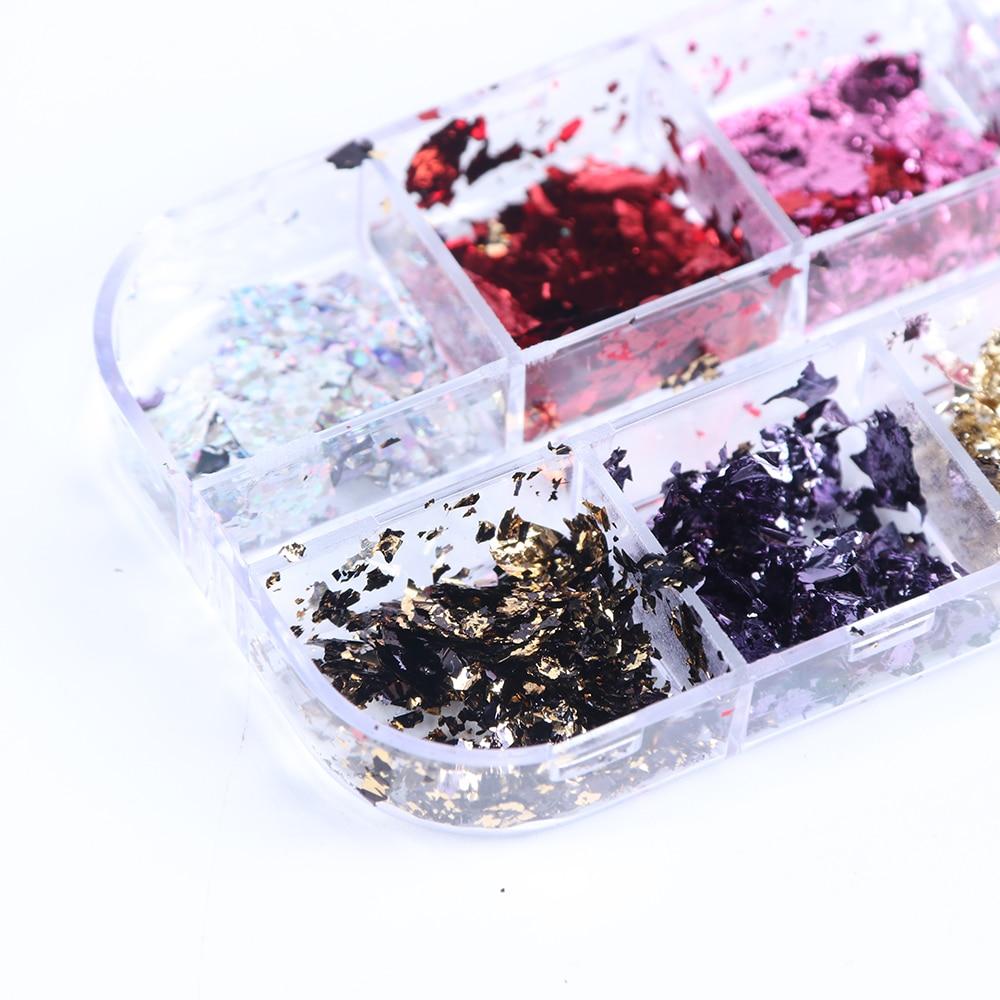 12 Pack Nail Art Foil Paper | Bowlift