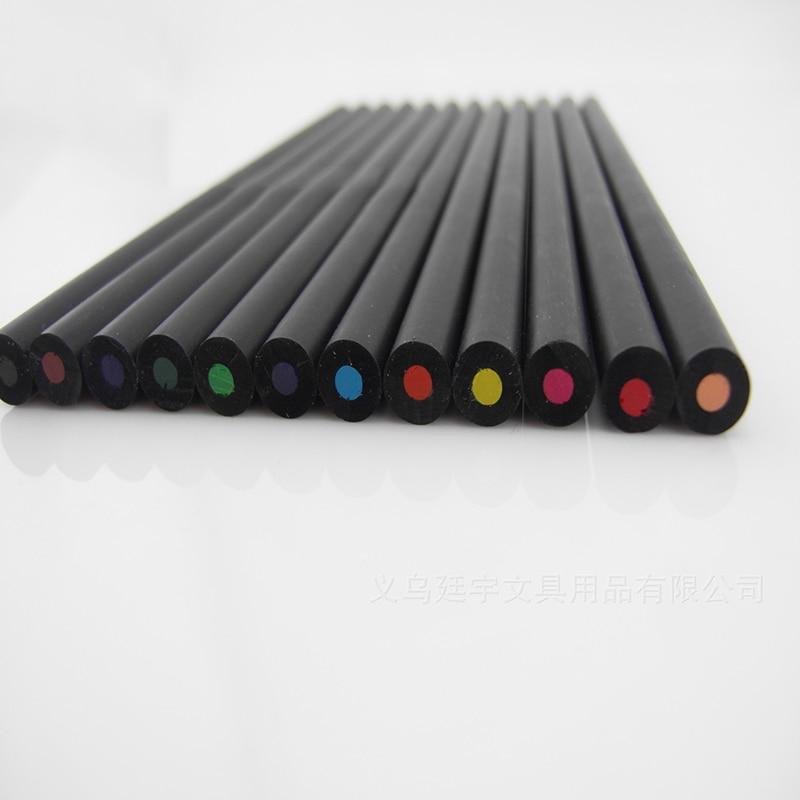 12 Set Colored Wooden Pencils | Bowlift