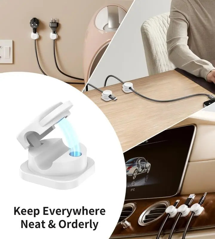 BowLift | 12 pieces magnetic cable clips