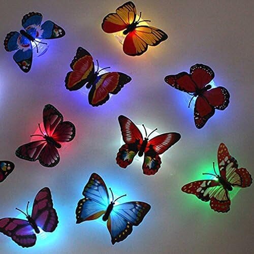 BowLift | 12-Pack: LED Butterfly Decoration Night Light