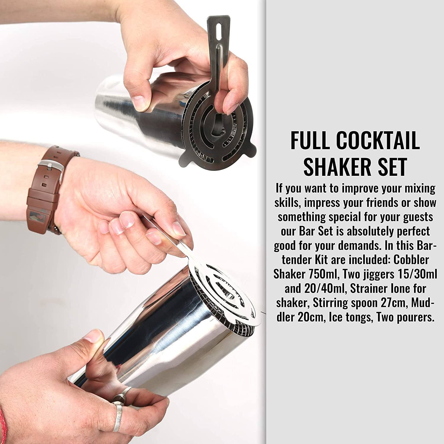 BowLift | 12-Piece: Cocktail Shaker Set