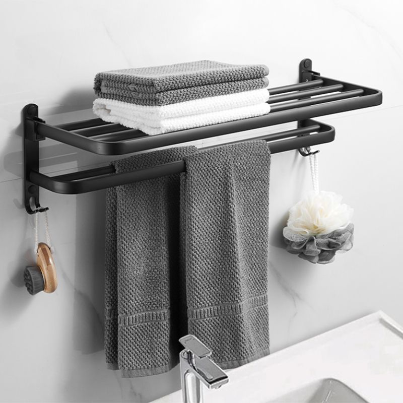 BowLift | Modern Black Bathroom Accessory Set Tissue Holder Towel Bar Bathroom Fittings Set