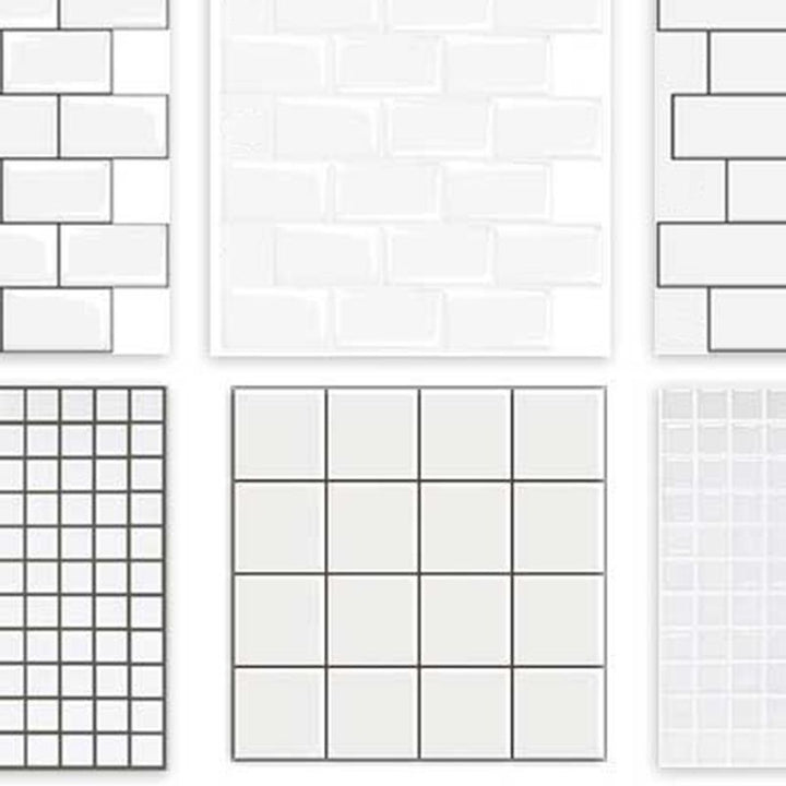 BowLift | White Subway Tiles Water-Resistant Peel & Stick Tile for Kitchen Backsplash