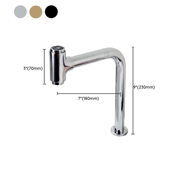 BowLift | Modern Style Basin Tap Swivel Spout Bathroom Faucet