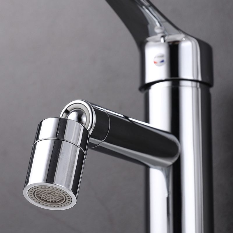 BowLift | Modern Sink Faucet Copper Lever Handle Low Arc Pull Out Sink Faucet