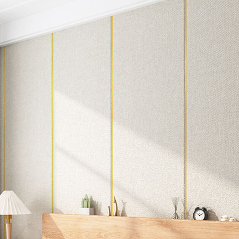 BowLift | Modern Linen Wall Cladding Panels Textured Wall Interior Anti-Collision Board