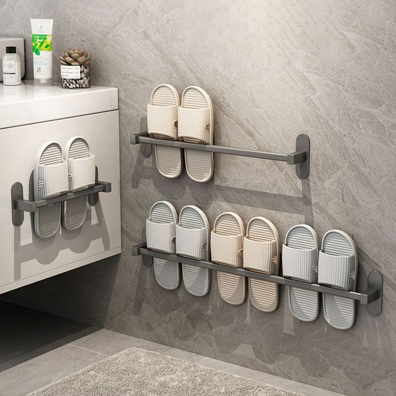 BowLift | Gray Bathroom Accessory Set Modern 1/2 - Piece Bathroom Shelf Rustproof